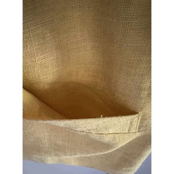 Vintage 80’s CHAUS Yellow Ramie Relaxed Casual Blazer Women’s Size 12 - Picture 4 of 7